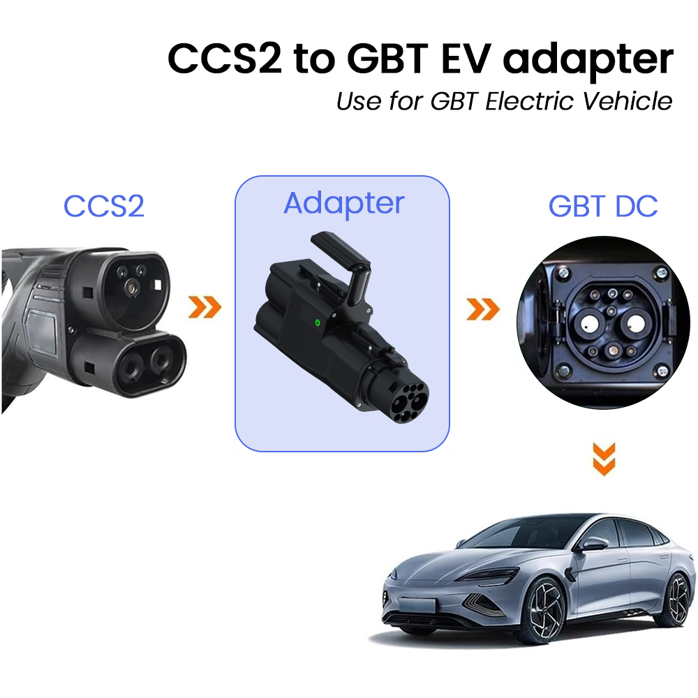 Gb/T To Ccs2 200A Fast Charging Adapter - Adapter konwertera CCS2 do GB/T EV