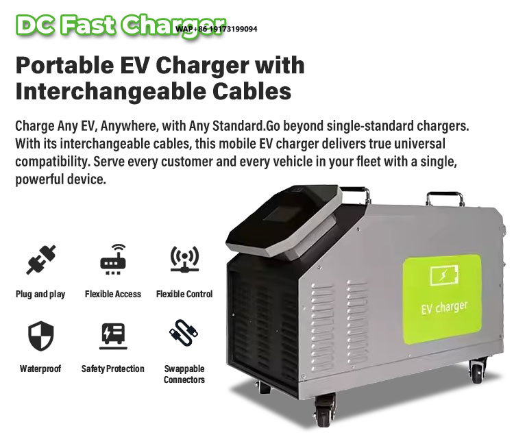 Portable Dc Fast Charger 20Kw Ccs2 - Przenośna stacja szybkiego ładowania DC EV