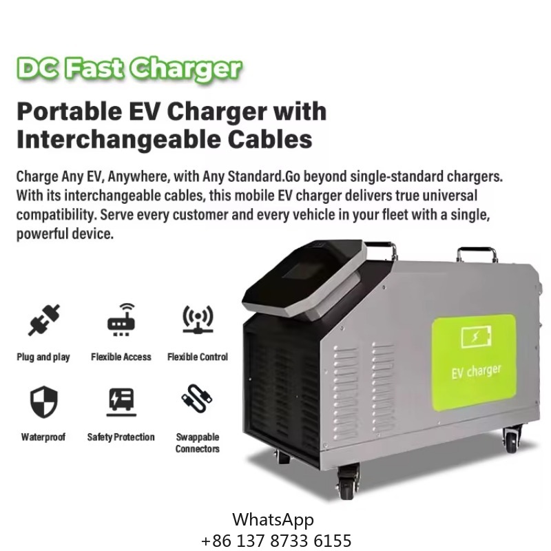 Portable Dc Fast Charger 20Kw Ccs2 - Przenośna stacja szybkiego ładowania DC EV