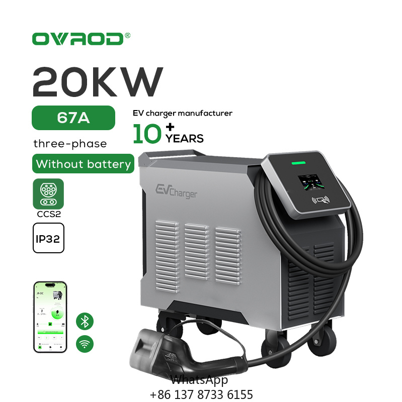 Portable Dc Fast Charger 20Kw Ccs2 - Nowy produkt Ovrod: Przenośna, mobilna stacja