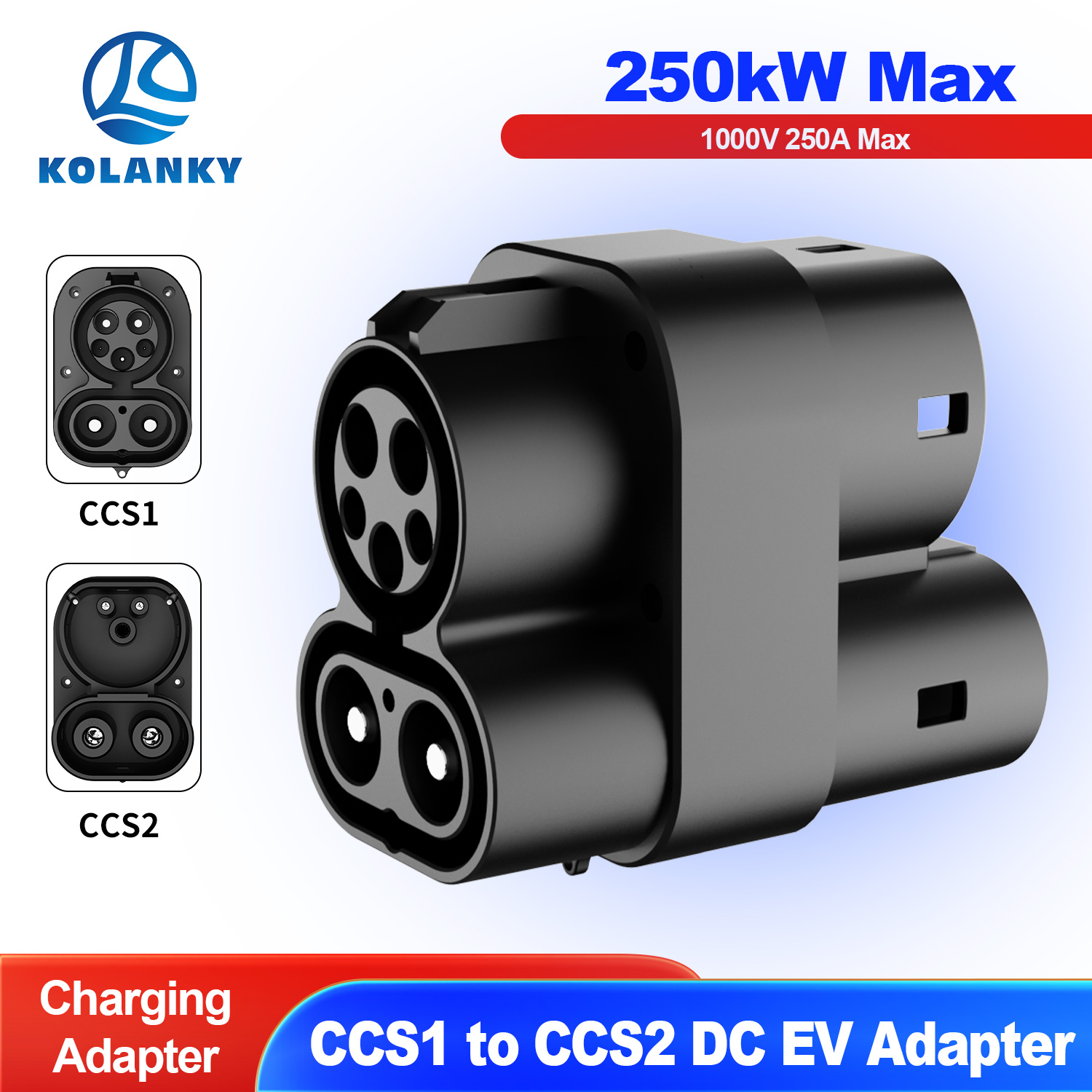 Adapter do ładowania samochodó – Ccs2 To Ccs1 Fast Charge Adapter 250Kw recenzja i cena