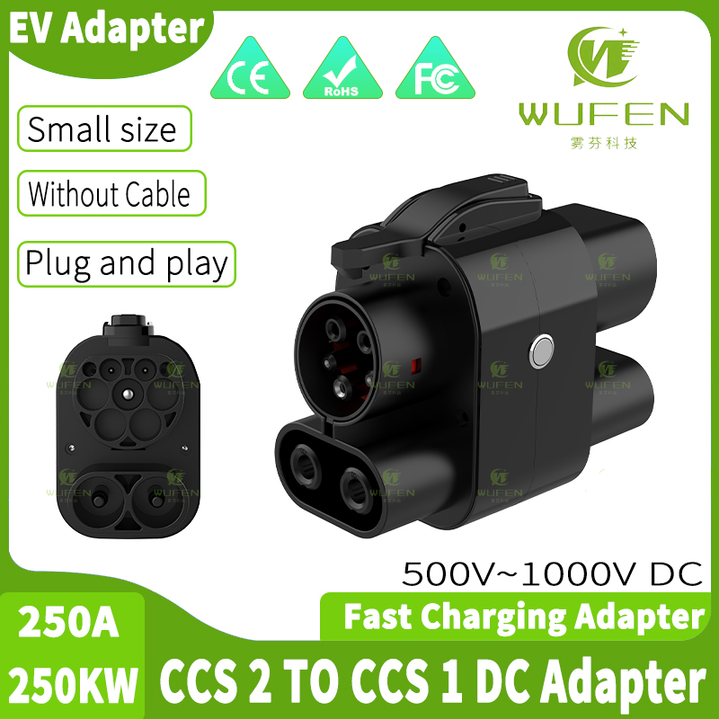 WUFEN CCS2 do CCS1 250A Adapte – Ccs2 To Ccs1 Fast Charge Adapter 250Kw recenzja i cena