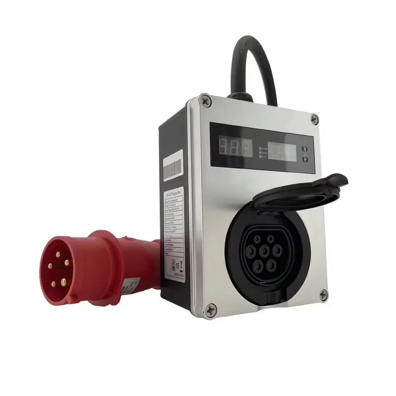 Mini 16A 32A Inteligentna łado – Portable Ev Charger 32A Type 2 Cee Plug recenzja i cena