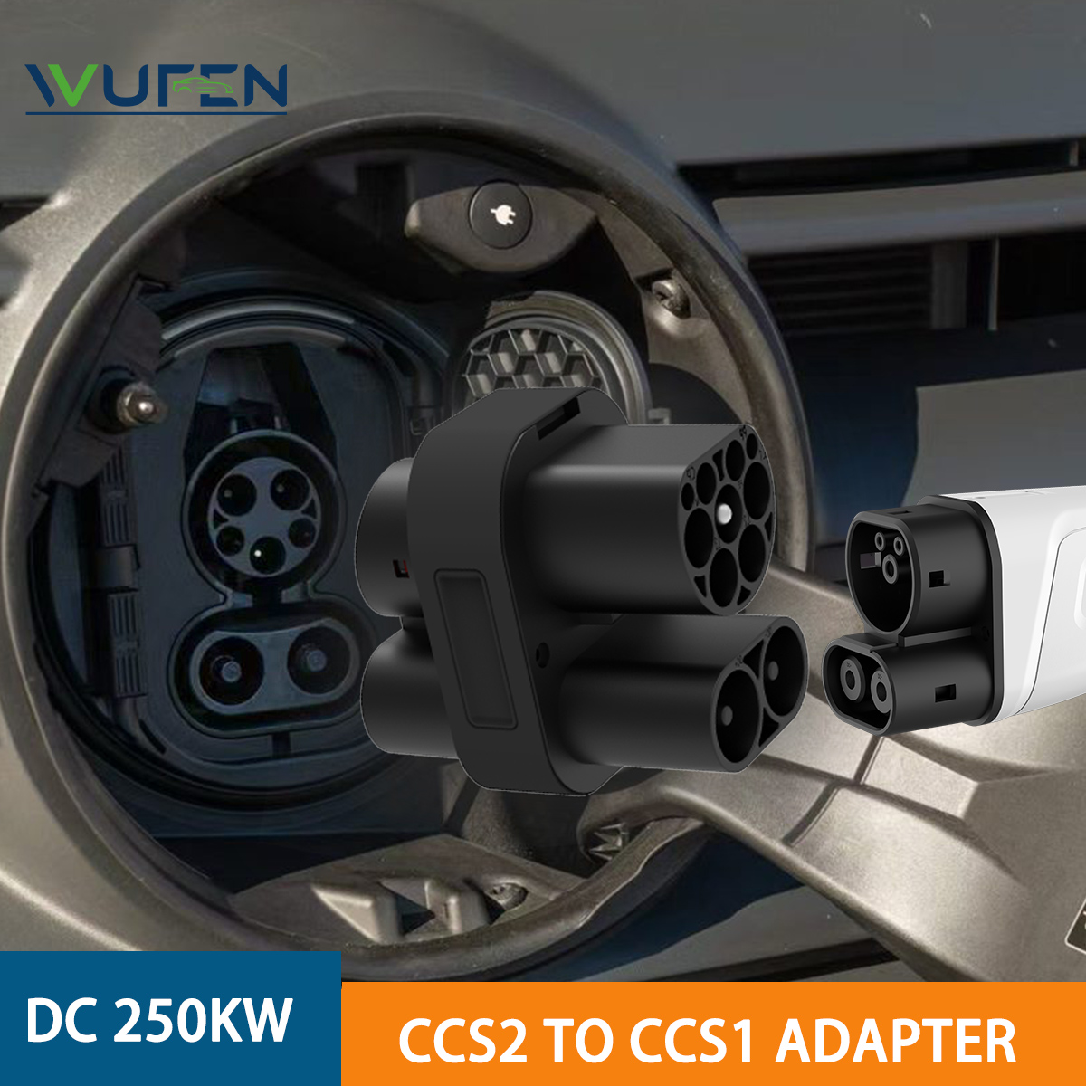 Adapter WUFEN 250KW CCS2 na CC – Ccs2 To Ccs1 Fast Charge Adapter 250Kw recenzja i cena